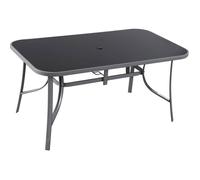 Table de jardin ""Cordoba"" - 6 places - Argenté
