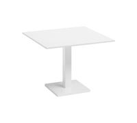Table de Jardin Crema Outdoor 90 x 90 cm Orione Square art. OR03 Blanc
