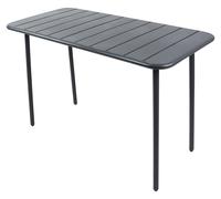 Table de jardin | Dimensions env. H. 72 x W. 110 x D. 55 cm | Table de jardin avec plaque en acier | Mobilier de jardin – Sumila 110x55