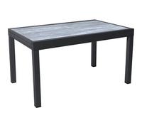 Habitat et Jardin - Table de jardin extensible aluminium Lagos 140/280 x 90 x 76 cm Gris