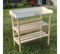 Table de jardin en bois Table de jardinier Table de jardinage Table d'appoint