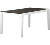 Table de jardin en résine avec lattes effet bois Keter Harmony