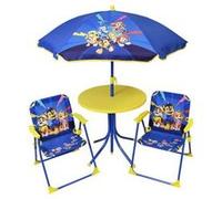 Table de jardin enfant FUN HOUSE Pat'Patrouille pliante avec parasol Pat'Patrouille