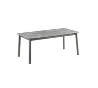 Table De Jardin Extensible 8 à 10 Personnes - Oron - Hpl - Gris Ciment - Lafuma Mobilier