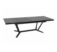 Table de jardin extensible 8 à 10 personnes Proloisirs Vita 180 / 240 x 100 cm - Graphite / Ardoise