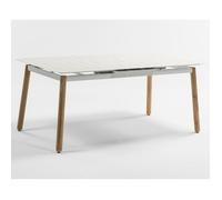 Table de jardin extensible aluminium - Alicante - L.180/230 x l.100 x H.76 cm - 8/10 personnes