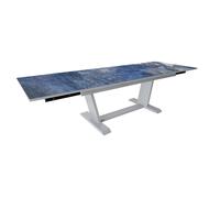 Table de jardin extensible aluminium - Amber - L.180/230/280 x l.100 cm - 8/12 personnes