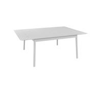 Table de jardin extensible aluminium - Dublin - L.140/200 x l.140 cm - 8/10 personnes