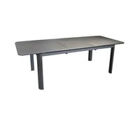 Table de jardin extensible aluminium - EOS - L.180/240 x l.100 cm - 8/10 personnes