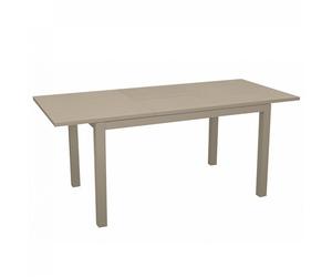 Table de jardin extensible aluminium - Genes - L.110/170 x l.70 cm - 4/6 personnes