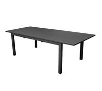 Table de jardin extensible aluminium - Genes - L.160/240 x l.100 cm - 6/10 personnes