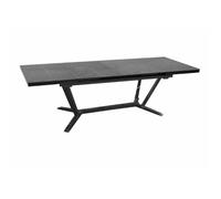 Table de jardin extensible aluminium Lames - Vita - L.180/240 x l.100 cm - 8/10 personnes