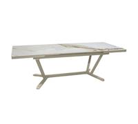 Table de jardin extensible aluminium plateau céramique Kedra® - Vita - L.180/240 x l.100 cm - 8/10 personnes