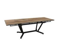 Table de jardin extensible aluminium plateau HPL - Vita - L.180/230/280 x l.100 cm - 8/12 personnes