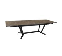 Table de jardin extensible aluminium plateau Kedra® - Vita - L.180/230/280 x l.100 cm - 8/12 personnes