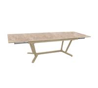 Table de jardin extensible aluminium plateau Kedra® - Vita - L.180/230/280 x l.100 cm - 8/12 personnes