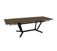 Table de jardin extensible aluminium plateau Kedra® - Vita - L.180/230/280 x l.100 cm - 8/12 personnes