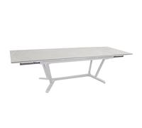 Table de jardin extensible aluminium plateau Kedra® - Vita - L.180/230/280 x l.100 cm - 8/12 personnes