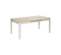 Table De Jardin Extensible, Rectangulaire En Aluminium Milos Ivoire - 8/10 Places - Jardiline Multicolore