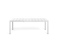 Table de Jardin Extensible Nardi 140 x 85 cm Rio Alu 140 48653.00.000 Bianco