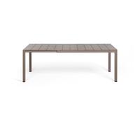 Table de Jardin Extensible Nardi 140 x 85 cm Rio Alu 140 48659.10.000 Tortora