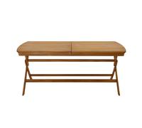Table de jardin extensible rallonges intégrées en bois massif L180-240 cm CANOPEE