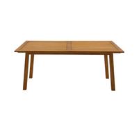 Table de jardin extensible rallonges intégrées en bois massif L180-240 cm MAYEL