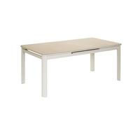 Table De Jardin Extensible, Rectangulaire En Aluminium Milos Ivoire - 8/10 Places - Jardiline Multicolore