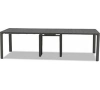 Table de jardin extensible - Roko - anthracite 6 rallonges - 2 à 14 personnes