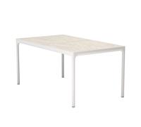 Houe - Table rectangulaire Blanc