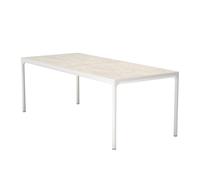Houe - Table rectangulaire Blanc