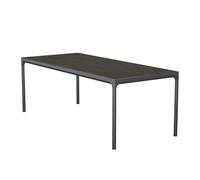 Houe - Table rectangulaire Noir