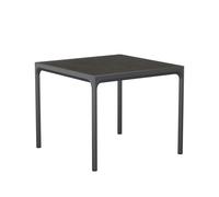 Houe - Table carrée Noir