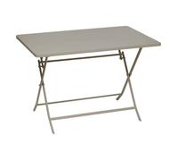 Table de jardin Greensboro 4 places pliable café 110x70cm - Hespéride