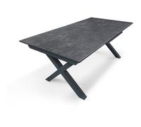 Paris prix Table de jardin extensible - Gris anthracite