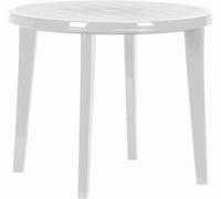 Table de jardin Keter Lisa plastique blanc