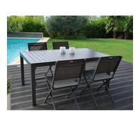Table De Jardin Lanza Extensible En Aluminium - Jardideco Multicolore