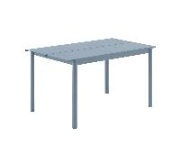 Muuto Table Linear steel table 140x75 cm Pale blue