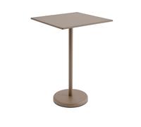 Table de Jardin Linear Steel Café 105x70 cm Taupe