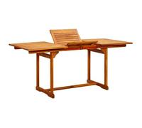 Table de jardin - Maison Exclusive - Extensible 120-170 cm - Bois d'acacia massif - Finition huilée