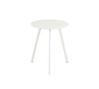 Table de jardin Mica Decorations Seatle Blanc Fer H45xl38xL38cm