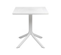 Table de Jardin Nardi 70 x 70 cm Clip 70 40084.00.000 Bianco