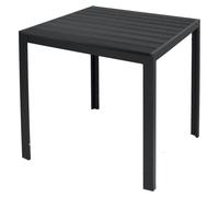 Table de jardin non wood aluminium 90cm x 90cm x 74cm
