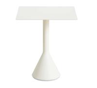 HAY Table café carrée Palissade Cone 65x65 cm Cream white