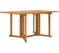 Table de jardin papillon pliante 150x90x75 cm bois massif teck