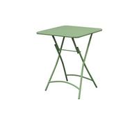 Table de jardin pliable en métal vert - BACA