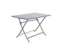 Table de jardin Pliable Greensboro 110x70cm Gris Quartz