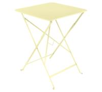 Table de jardin pliante 2 personnes FERMOB Bistro 57 x 57 cm - Citron Givré