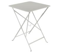 Table de jardin pliante 2 personnes FERMOB Bistro 57 x 57 cm - Gris Argile