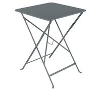 Table de jardin pliante 2 personnes FERMOB Bistro 57 x 57 cm - Gris Orage
